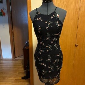Floral navy Dress